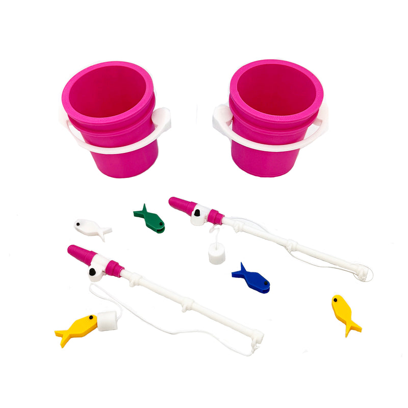 Ultimate Ice Fishing Pink Edition - Two Player Add On - Ice Fishing Game Accessory